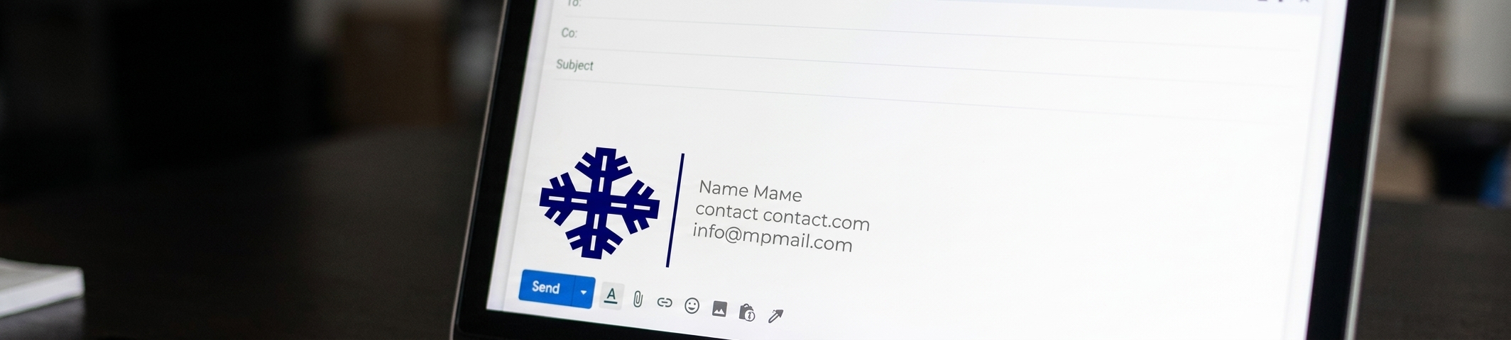 Мокап email-подписи