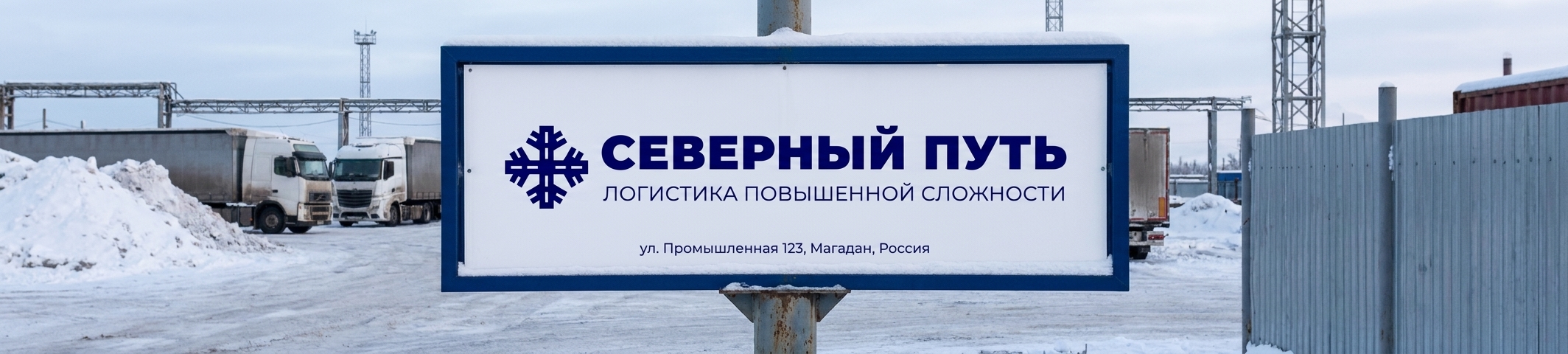 Мокап вывески объекта